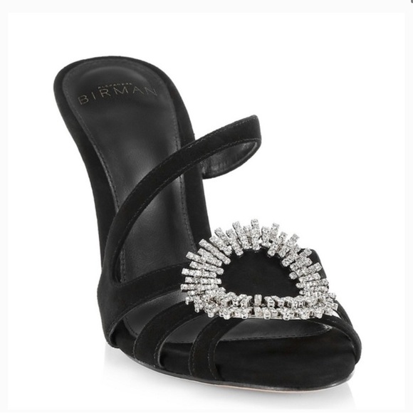 Alexandre Birman Shoes - NWT Alexandre Birman Alicia
Suede Embellished Mules